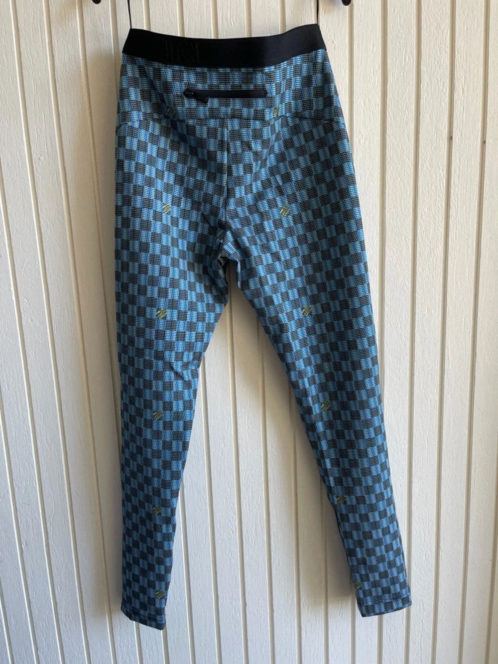 Louis Vuitton Archive FW19 LV Pop 3D Monogram Damier Leggings Blue FR 38 SZ S - Picture 11 of 12